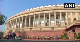 Rajya Sabha adjourned to resume Tuesday amid Opposition's protest